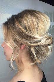 36 Ideas For Medium Length Hairstyles With Bangs Short Wedding Hair Updos For Medium Length Hair Medium Length Hair Styles