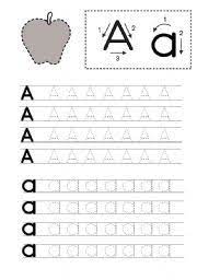kindergarten writing foundation a c esl worksheet by sign