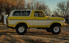 Image result for Bright Yellow 1980 Bronco