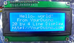 First solder the i2c module. Lcd Blue I2c Arduinoinfo