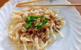 Resep Membuat Mie Mentah Iris Dengan Saus Tiram Saus Tiram Makanan Mie