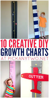 10 creative diy growth charts craft ideas pinturas para