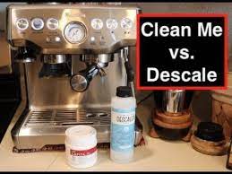My breville barista express is fantastic, but it's still easy to spill coffee grounds when you finish grinding. How To Clean Me Vs Descale Breville Barista Express Youtube Barista Recipe Breville Barista Express Breville Espresso Machine