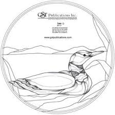 Thank you for downloading printable stained glass patterns free. Free Stained Glass Patterns Gst Loon Facing Right For Bevel Cluster The Avenue Stained Glass