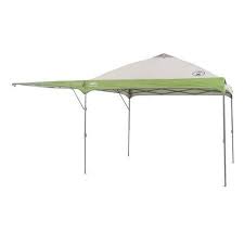 Coleman 10 X 10 Instant Straight Leg Canopy Gazebo With Added Swing Wall 100 Sq Ft Coverage Walmart Com Instant Canopy Canopy Outdoor Camping Canopy