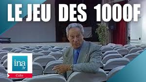 Vous voulez la partager avec les autres utilisateurs de vdm ? Le Dernier Jeu Des 1000f De Lucien Jeunesse Archive Ina Youtube