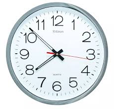 Tokomerchandise.com menyediakan jam dinding sabit yang berkualitas dan harga yang sangat murah. Jual Jam Dinding Edison Edw28tch Chrome Angka Timbul Murah Besar Best Seller Silver Lapakjam