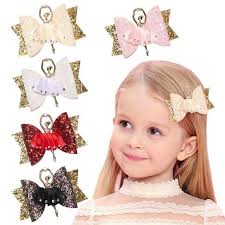 Fancy Hair Barrettes Daisy Bow|floral & Dot Bowknot Hair Clips For Baby  Girls