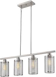 Eglo 203473a Verona Modern Brushed Nickel Island Lighting Egl 203473a