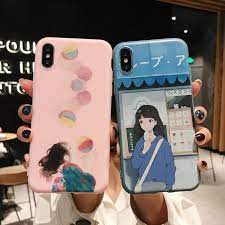 They're not just a pretty iphone case. Kawaii Japanese Anime Illustration Phone Cases For Iphone 11 Pro Xs Max Xr X Case Silicone Cover For Iphone 6 6s 7 8 7plus Capa Phone Case Covers Aliexpress