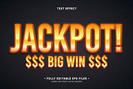 Bet on the world's biggest lotteries at jackpot.com. Free Vector Jackpot Big Win Text Effect