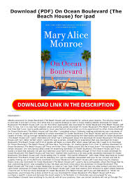 Download as pdf, txt or read online from scribd. Download Pdf On Ocean Boulevard The Beach House For Ipad Pages 1 2 Text Version Anyflip