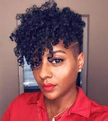 Cute Short Curly Wigs For Black Women Lace Front Wigs Human Hair Wigs Click Picture To See More Shaved Side Hairstyles Tapered Hair Short Hair Styles
