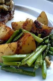 Oven Roasted Red Potatoes And Asparagus Recipe Potato And Asparagus Recipe Asparagus Recipe Potato Side Dishes