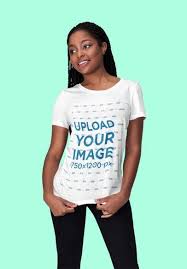 Placeit Mockup Of A Young Woman Wearing A Customizable T Shirt At A Studio In 2020 Clothing Mockup Shirt Mockup Mockup Design