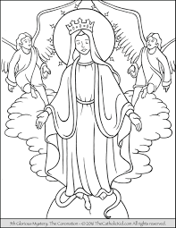 Glorious Mysteries Rosary Coloring Pages The Catholic Kid Catholic Coloring Jesus Coloring Pages Coloring Pages