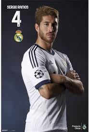 Последние твиты от sergio ramos (@sergioramos). Sergio Ramos Real Madrid Poster Pose Amazon De Kuche Haushalt