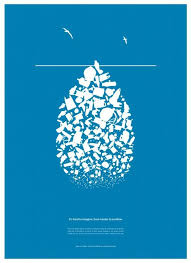 It S Hard To Imagine Even Harder To Swallow 95 Of All Seabird Species Are Known To Eat Plastic Litter By Mis Environmental Posters Festival Posters Design