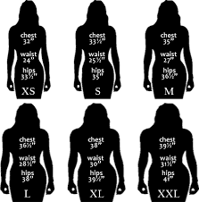 Size Chart Silhouettes Fashion Terminology Fashion