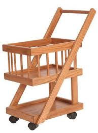 Kids Play Shopping Grocery Cart Pretend Store Solid Wood Wooden Basket Toy New Wooden Basket Wooden Easy Woodworking Projects