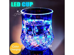 2 Pack Led Light Up Cups Pineapple Shape Flashing Automatic Water Activated Color Changing Beer Cola Juice Wine Whisky Liquid Drinkware Cups For Bar Disco Night Club Party Halloween Christmas Newegg Com