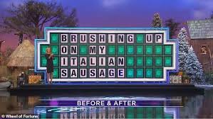 On thursday's wheel of fortune, contestant melanie fisher had viewers in stitches after she flubbed an answer in . Wheel Of Fortune Viewers Are Left In Hysterics At Puzzle Answer Brushing Up On My Italian Sausage Express Digest