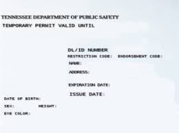 Tennessee Paper Id Template Texas Id Format Just Put Tn Instead Of Tx Id Card Template Birth Certificate Template Card Templates