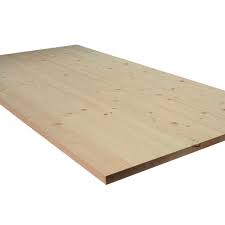 I would use the hardwood ply for a desk, it has a much nicer finish and will not. 1 In X 36 In X 60 In Allwood Pine Project Panel Table Island Top With Routed Edges On One Face Egp 1x36x60 R1 The Home Depot