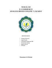 Perusahaan ini memberikan kesempatan kepada konsumen untuk membeli segala jenis produkyang berkaitan dengan elektronik, dekorasi rumah tangga hingga produkkesehatan dan kecantikan hanya dengan mengakses ke website yang telah disediakan. E Commerce Lazada Makalah E Commerce Analisa Bisnis Online U2018lazada U2019 Disusun Oleh Adnan Firdan R Apip Aripin Chanticka Abharina Mp Demetrius Course Hero