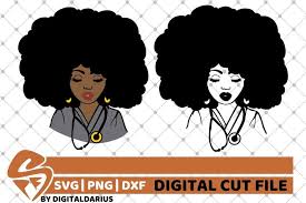 Download 2x Black Woman Bundle Svg Nurse Svg Afro Hair Svg Surgeon 551520 Cut Files Design Bundles