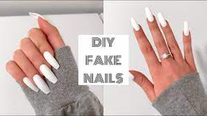 How To Do Fake Nails At Home For Beginners Acrylic Nails Under 30 Acrylicnailsglitter Fake Nails Diy Fake Nails Acrylic Nails At Home