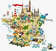 Le jeu de cartes français ou jeu de 52 cartes est un jeu de cartes organisées en deux couleurs : La France Carte De France Dessin France Cartes Illustrees