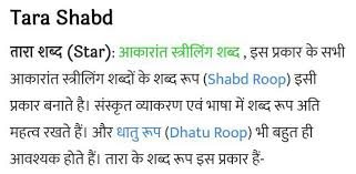 Tara kis prakar ka Shabd hai​