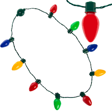 Simply Genius Light Up Christmas Necklace Lights Bulbs 1 4 Or 10 Walmart Com Walmart Com