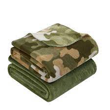 New custom fleece tie blanket realtree hd camouflage hot pink 60x90 xl length. Mainstays Fleece Plush Throw Blanket 50 X 60 Camo 2 Pack Walmart Com Walmart Com
