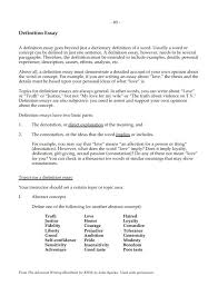 A list with elements of arbitrary type) is designated polymorphic data type like the. A Complete Guide To Write A Definition Essay Outline