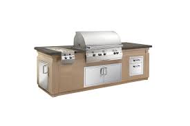 This module is versatile in design and can be integrated into the outdoor kitchen based on your specific needs. Prefabricated Outdoor Kitchen Island Systems