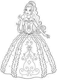 Barbie è stata la bambola preferita delle ragazze per molti anni. Disegno Di Barbie Principessa Da Stampare Gratis E Da Colorare