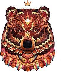 Wooden mechanical models with unique design for kids and adults. Amazon Com Wooden Jigsaw Puzzles For Adults Animals Puzzles Size M 9 4x7 8 In 24x20 Cm 114 Pieces Mighty Bear Toys Games