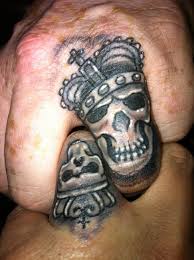 Good crown tattoos on wrist. Gangster King Crown Tattoo Designs