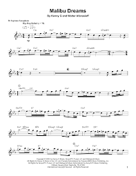 Kenny G Malibu Dreams Sheet Music Notes Chords Sheet Music Notes Sheet Music Kenny G