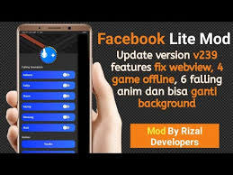 Apa itu fb lite mod apk ? Facebook Lite Mod Versi Terbaru V239 Fix Error Webview Youtube