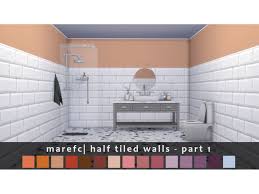 Solved by design friezes and exterior trims drawing on interior walls answer. Marefc S Half Tiled Walls Part 1