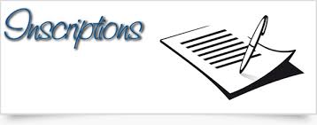 Modalités d'inscription