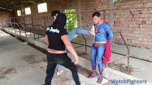 Superman Striped , Humilated , Ballbusting , tortured ... - WatchFighters