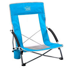 Timber Ridge Beach Chair Outdoor Portable With Carry Bag Low Sling Easy Folding Lightweight Cooler Mesh Back For Cam Outdoor Chairs Beach Chairs Camping Chairs