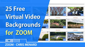 Your background will automatically change to your zoom video background. Zoom 25 Free Virtual Video Backgrounds By Chris Menard Youtube