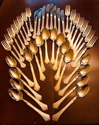 We did not find results for: Vintage Gold Flatware Golden Royal Plume Gold Electroplate Flatware By International Silver 5 Piece Service For 8 Holiday Flatware Gift