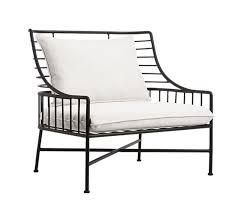 Mfstudio outdoor dining slat table black rectangle patio bistro table sturdy steel frame home metal table stand deck outdoor furniture garden table, black. Our Favorite Outdoor Furniture Picks That Look Seriously Expensive The Everygirl
