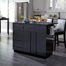 homestyles linear black kitchen island